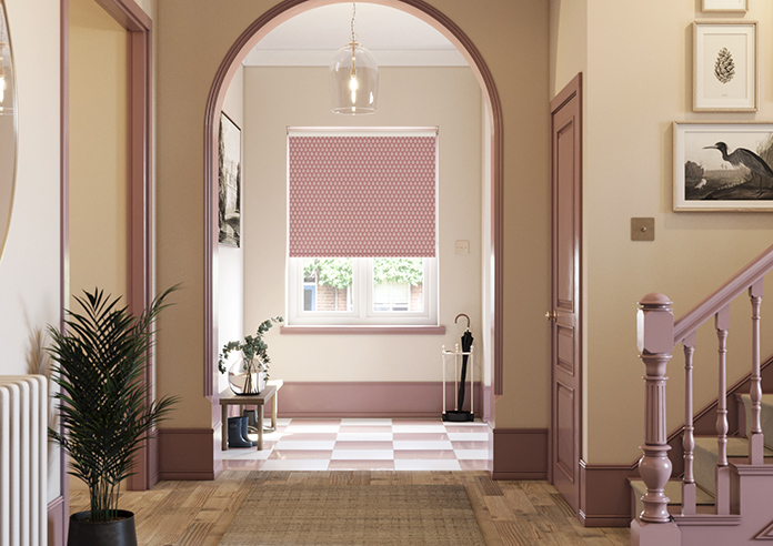 Emily Bond Jaipur, Raspberry - Roller Blind - Image 3